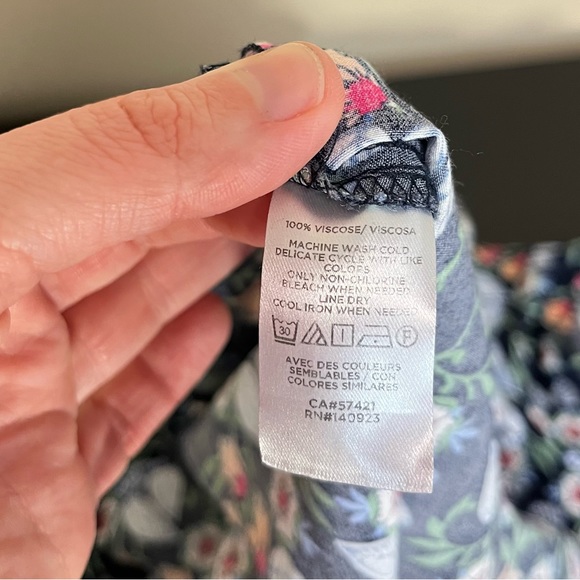 Loft Floral Godet Drawstring Dress - Picture 12 of 16